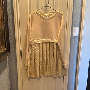 Ces Femme Beige Mini Dress